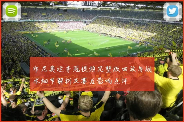 印尼奥运夺冠视频完整版回放与战术细节解析及赛后影响点评