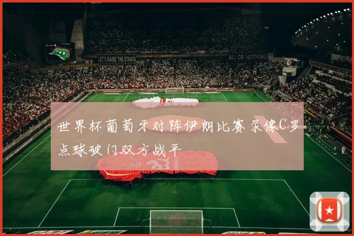 世界杯葡萄牙对阵伊朗比赛录像C罗点球破门双方战平